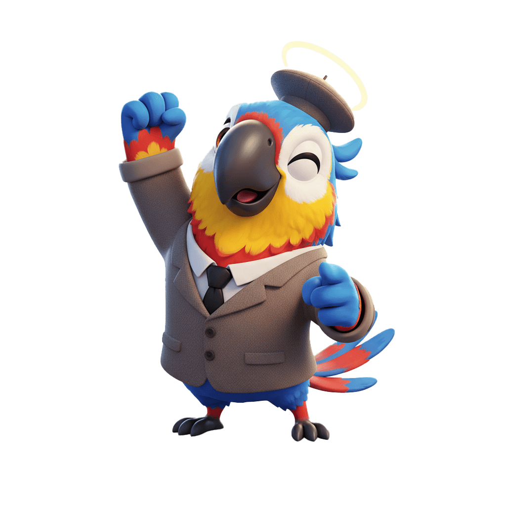 SpeakyLoop Success Mascot